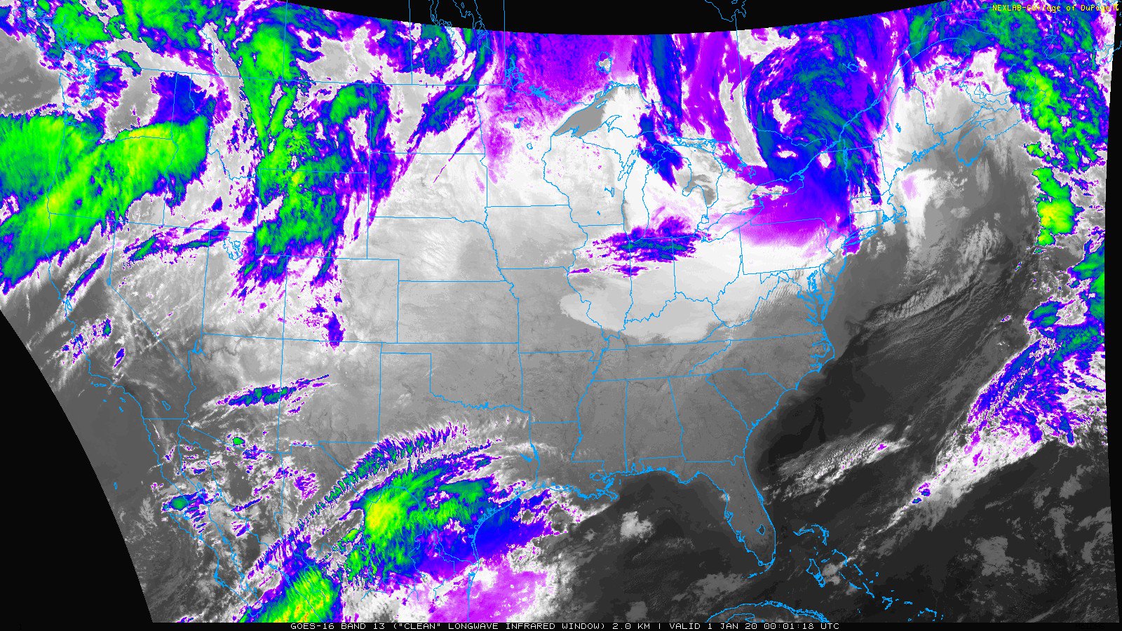 Trying To Locate Satellite Images, Us-east From 2 Years Ago : R Meteorology